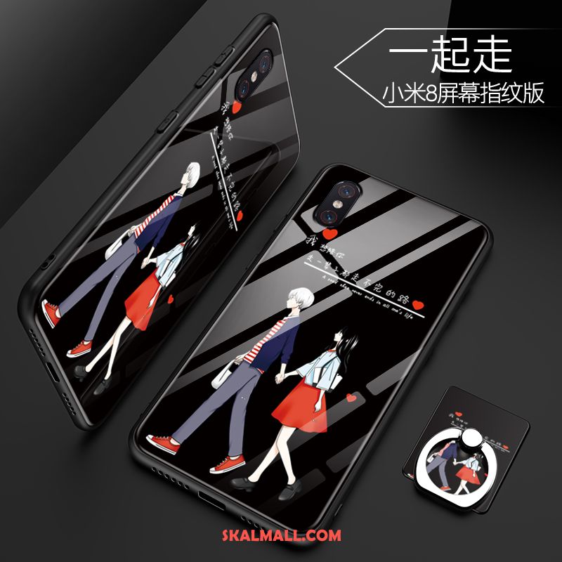 Xiaomi Mi 8 Pro Skal All Inclusive Mobil Telefon Skydd Nubuck Härdat Glas Butik