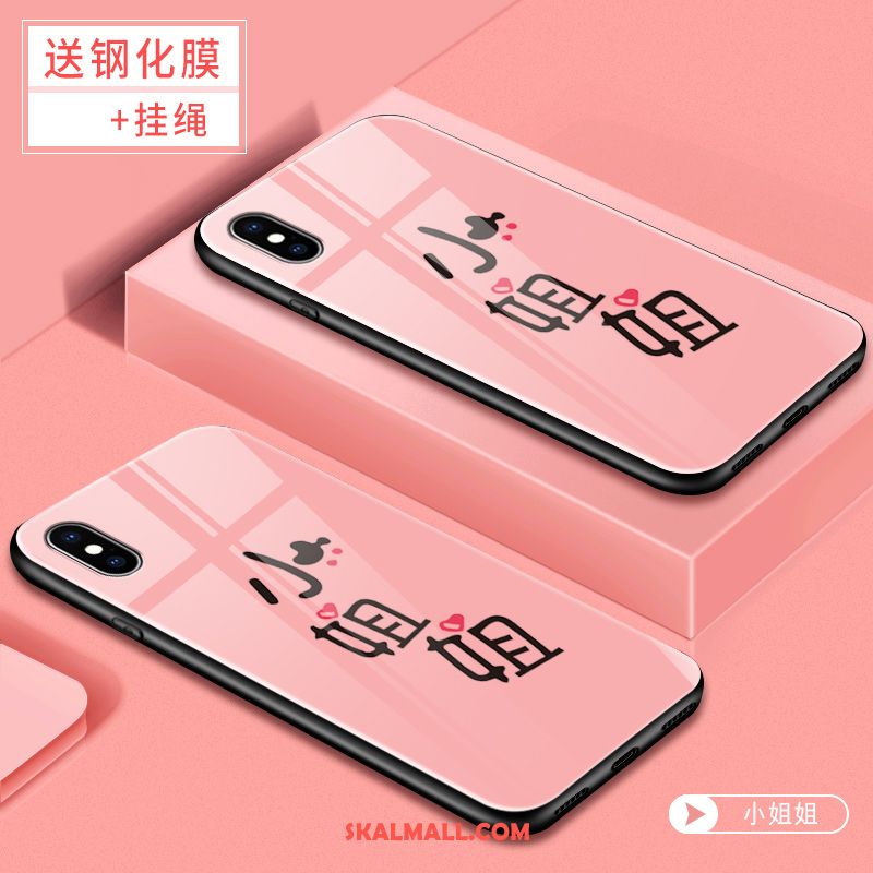 Xiaomi Mi 8 Pro Skal Glas Liten Fallskydd Tecknat Personlighet Billigt