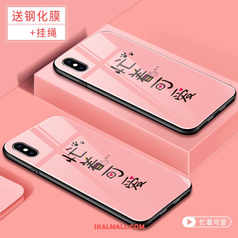 Xiaomi Mi 8 Pro Skal Glas Liten Fallskydd Tecknat Personlighet Billigt