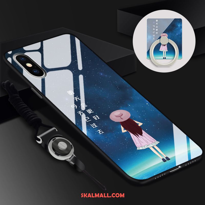 Xiaomi Mi 8 Pro Skal Mönster Bakre Omslag Svart Fallskydd Trend Varumärke Till Salu