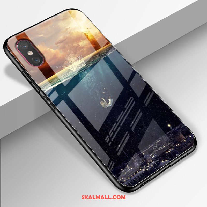 Xiaomi Mi 8 Pro Skal Transparent Skydd Mobil Telefon Rosa Personlighet Fodral Billigt