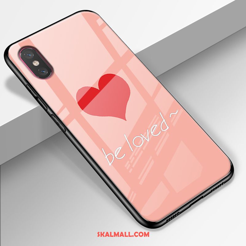 Xiaomi Mi 8 Pro Skal Transparent Skydd Mobil Telefon Rosa Personlighet Fodral Billigt