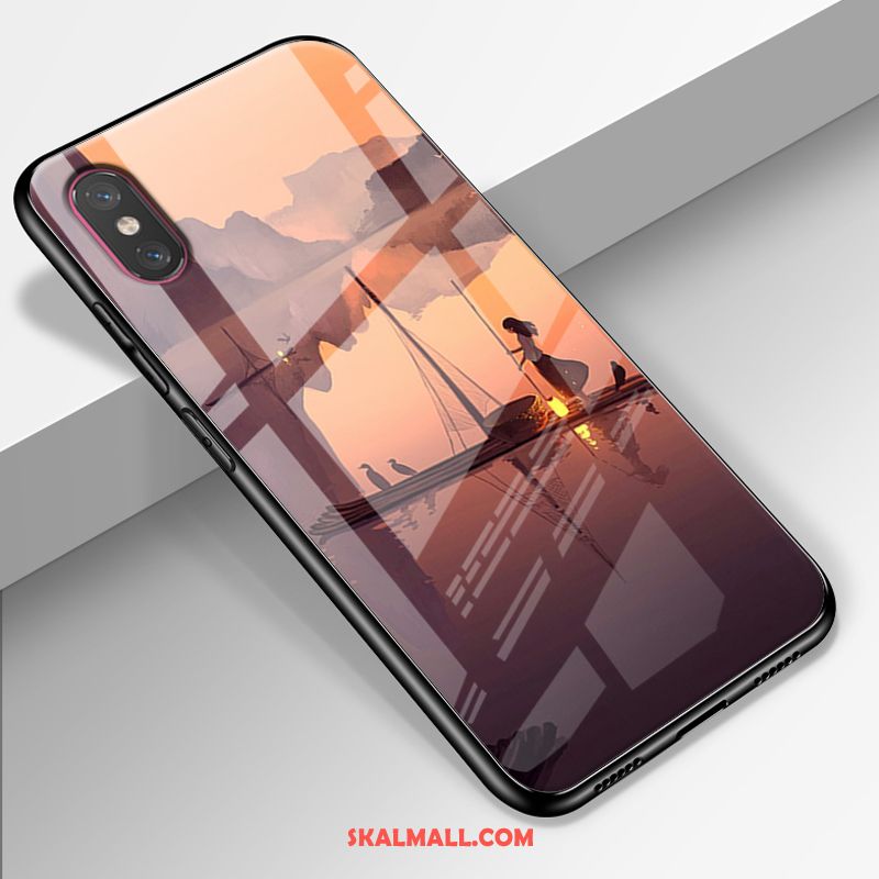 Xiaomi Mi 8 Pro Skal Transparent Skydd Mobil Telefon Rosa Personlighet Fodral Billigt