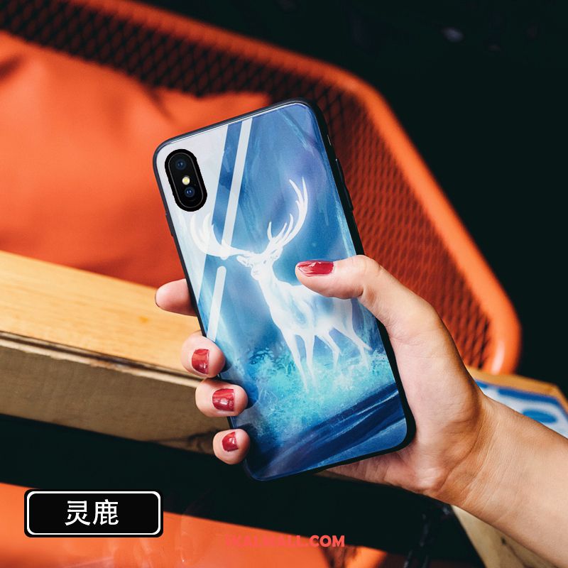 Xiaomi Mi 8 Pro Skal Trend Varumärke Spegel Ny Svart Kreativa På Rea