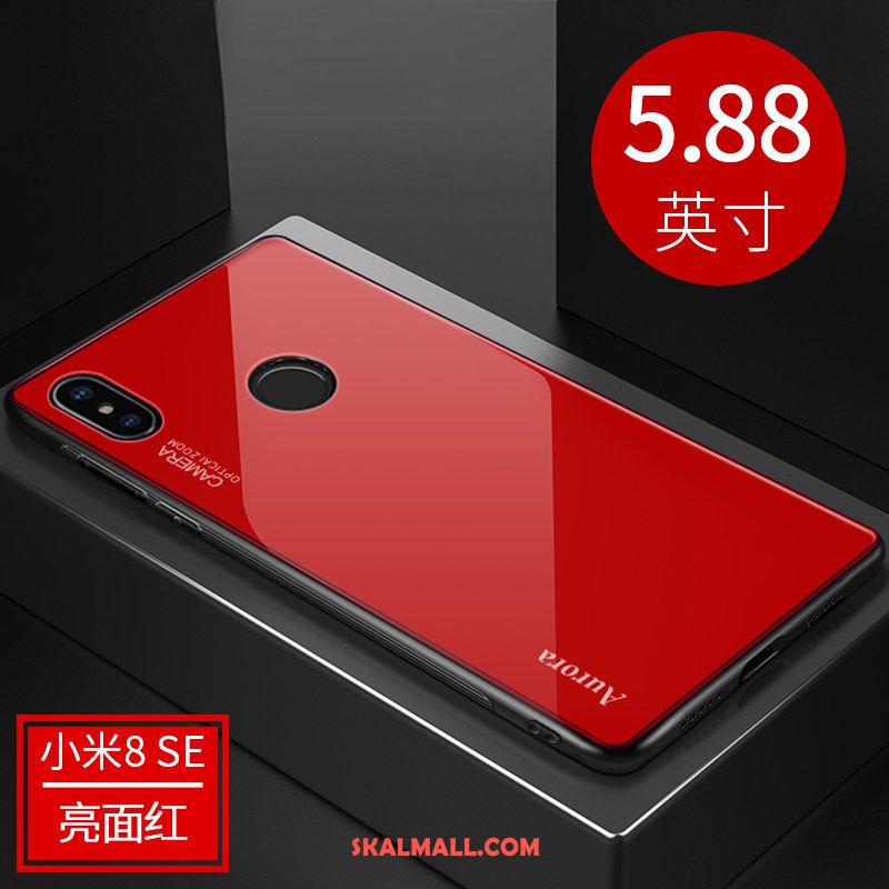 Xiaomi Mi 8 Se Skal All Inclusive Silikon Bakre Omslag Net Red Fallskydd Billigt