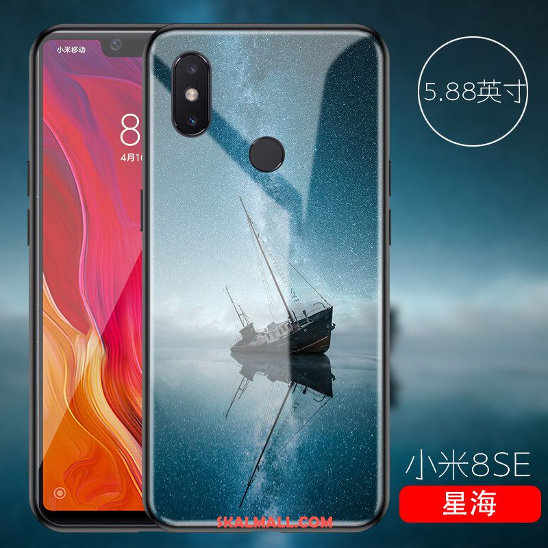 Xiaomi Mi 8 Se Skal Mörkblå Par Trend Liten Skydd Fodral Köpa