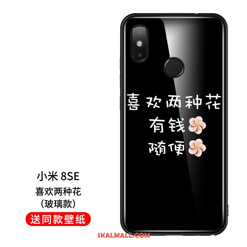 Xiaomi Mi 8 Se Skal Par Originalitet Glas Skydd Trend Varumärke Fodral Rea