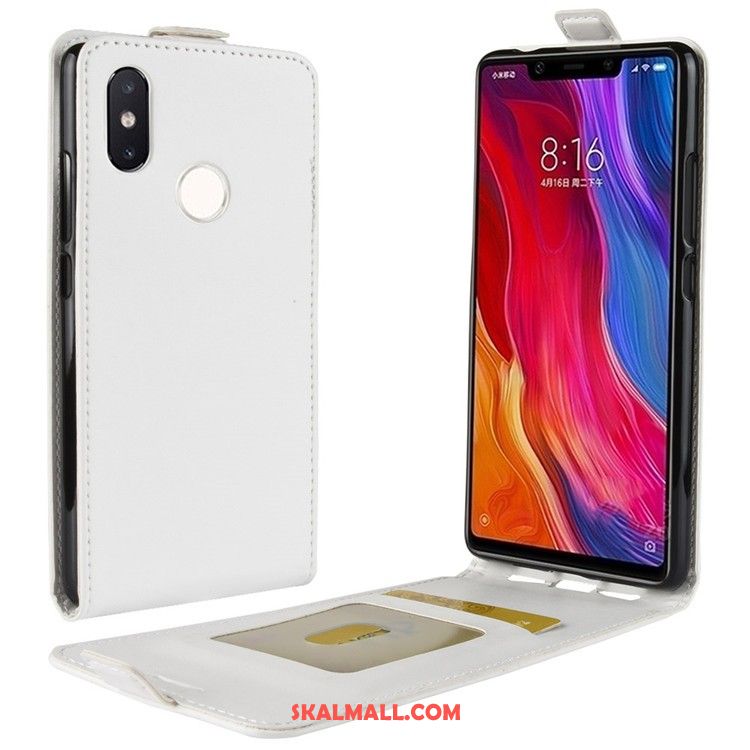 Xiaomi Mi 8 Se Skal Täcka Läderfodral Liten Mobil Telefon Röd Billigt