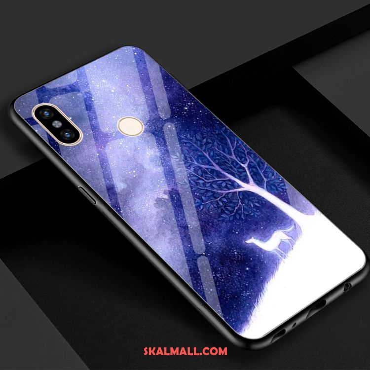 Xiaomi Mi 8 Se Skal Vind Gul Stjärna Universum Härdat Glas Fodral På Rea