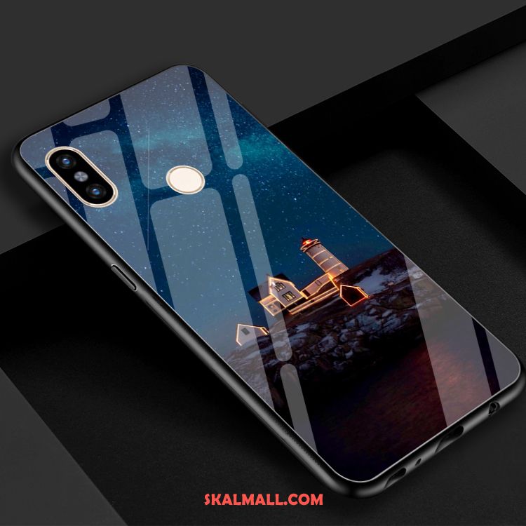 Xiaomi Mi 8 Se Skal Vind Gul Stjärna Universum Härdat Glas Fodral På Rea