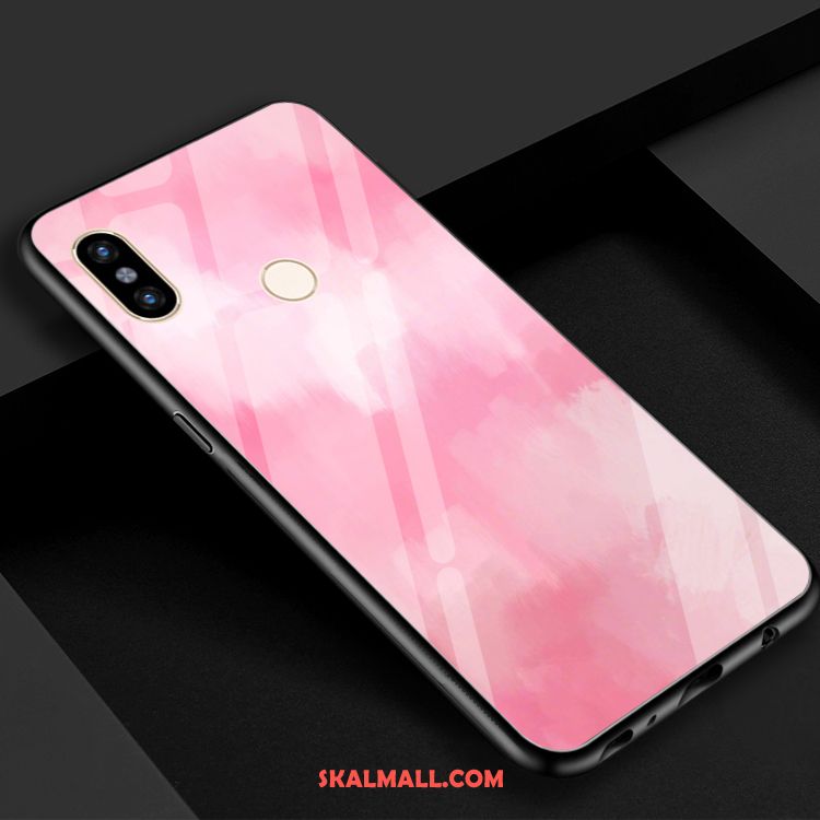 Xiaomi Mi 8 Skal Färg Blå Härdat Glas Spegel Grön Köpa