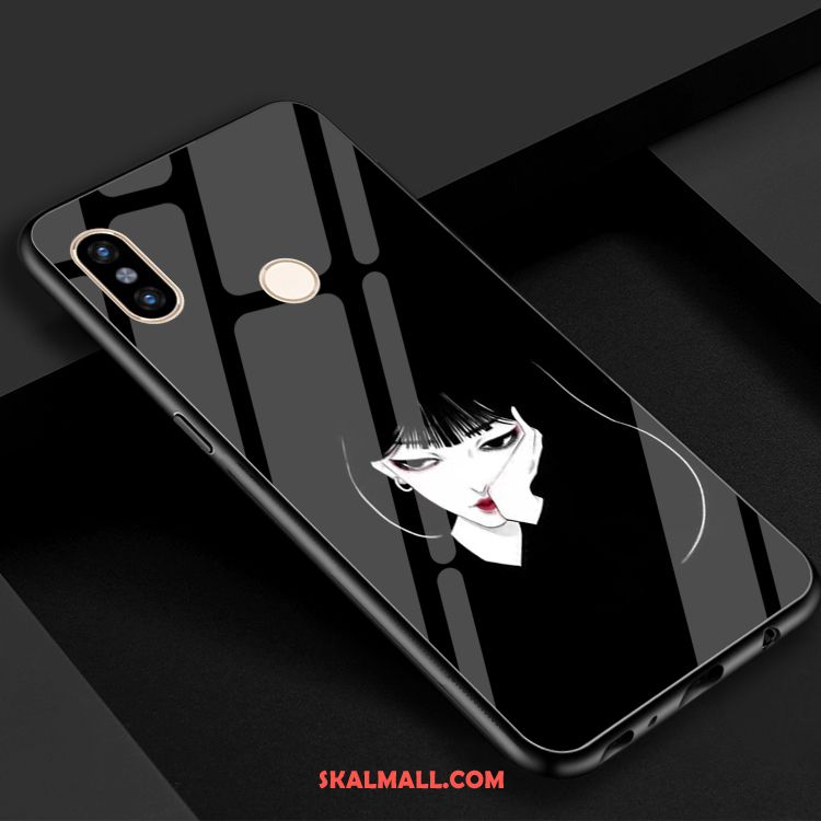 Xiaomi Mi 8 Skal Härdat Glas Kyla Spegel Mobil Telefon Vit Billig