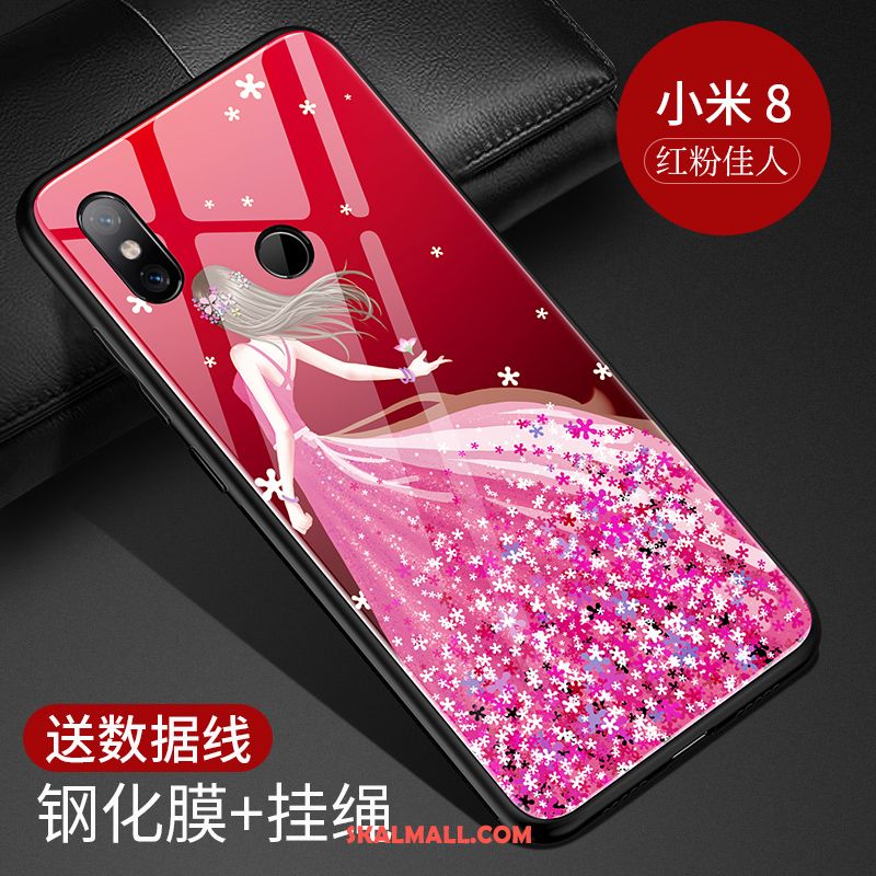 Xiaomi Mi 8 Skal Högtidlig~~pos Ny Silikon Personlighet Skydd Rea