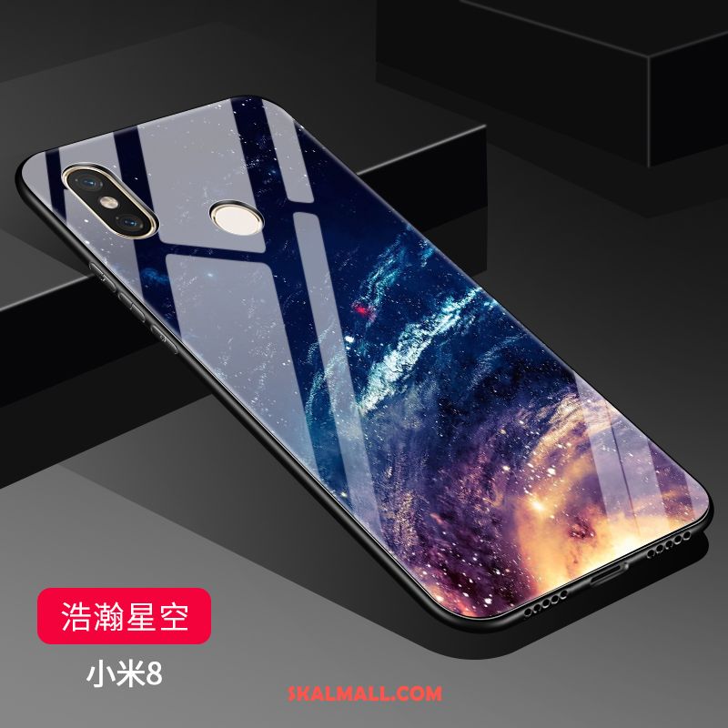 Xiaomi Mi 8 Skal Liten Transparent Fallskydd Spegel Hård Köpa