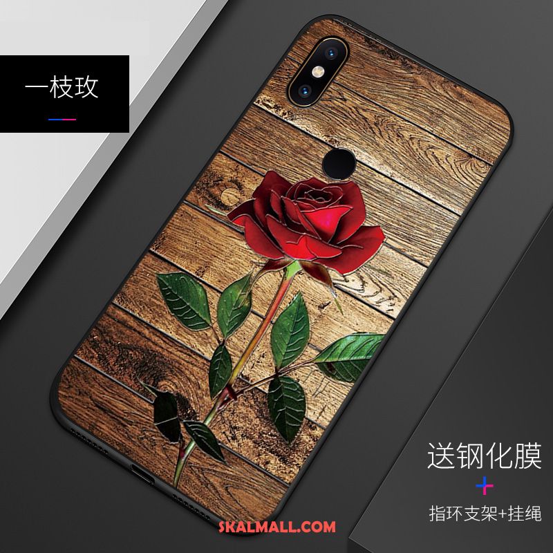 Xiaomi Mi 8 Skal Lättnad Nubuck Fallskydd Silikon Personlighet Fodral Online