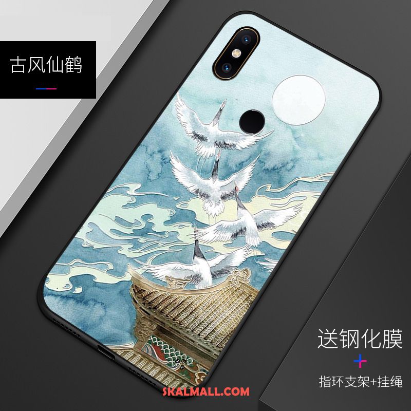 Xiaomi Mi 8 Skal Lättnad Nubuck Fallskydd Silikon Personlighet Fodral Online