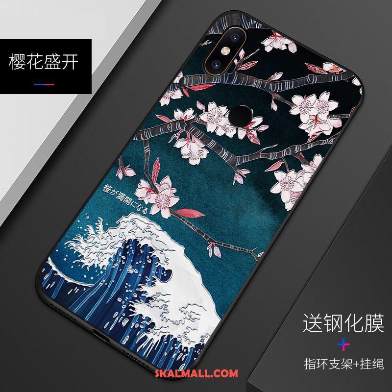 Xiaomi Mi 8 Skal Lättnad Nubuck Fallskydd Silikon Personlighet Fodral Online