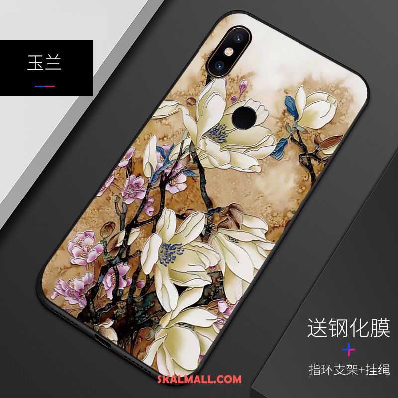 Xiaomi Mi 8 Skal Lättnad Nubuck Fallskydd Silikon Personlighet Fodral Online