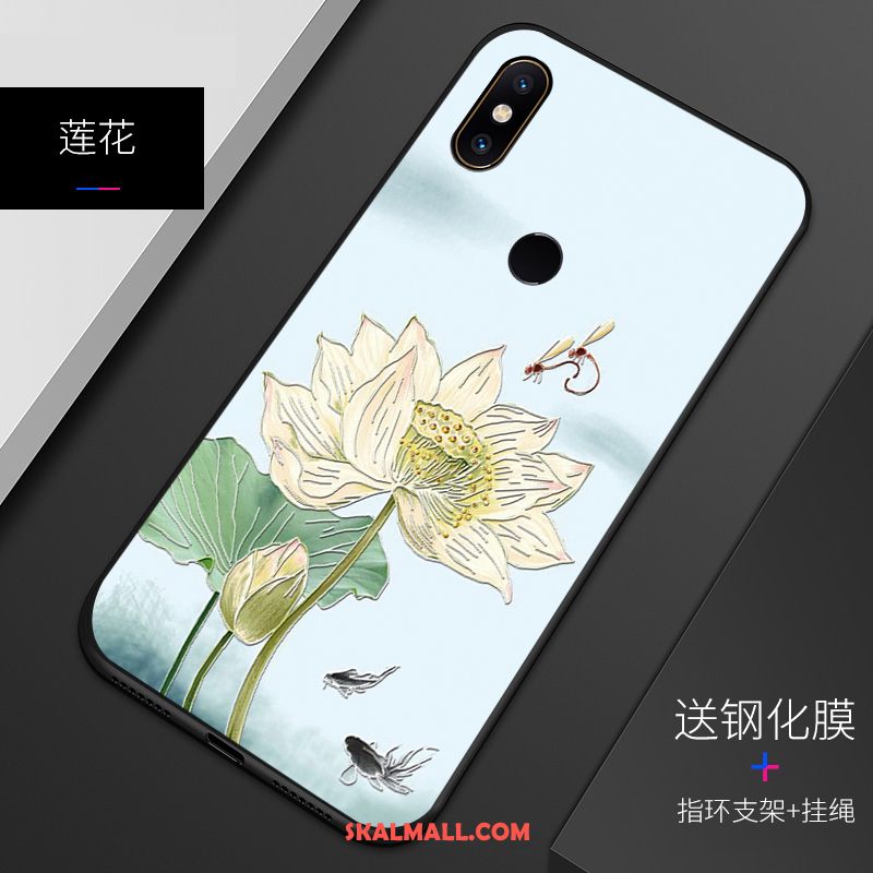 Xiaomi Mi 8 Skal Lättnad Nubuck Fallskydd Silikon Personlighet Fodral Online