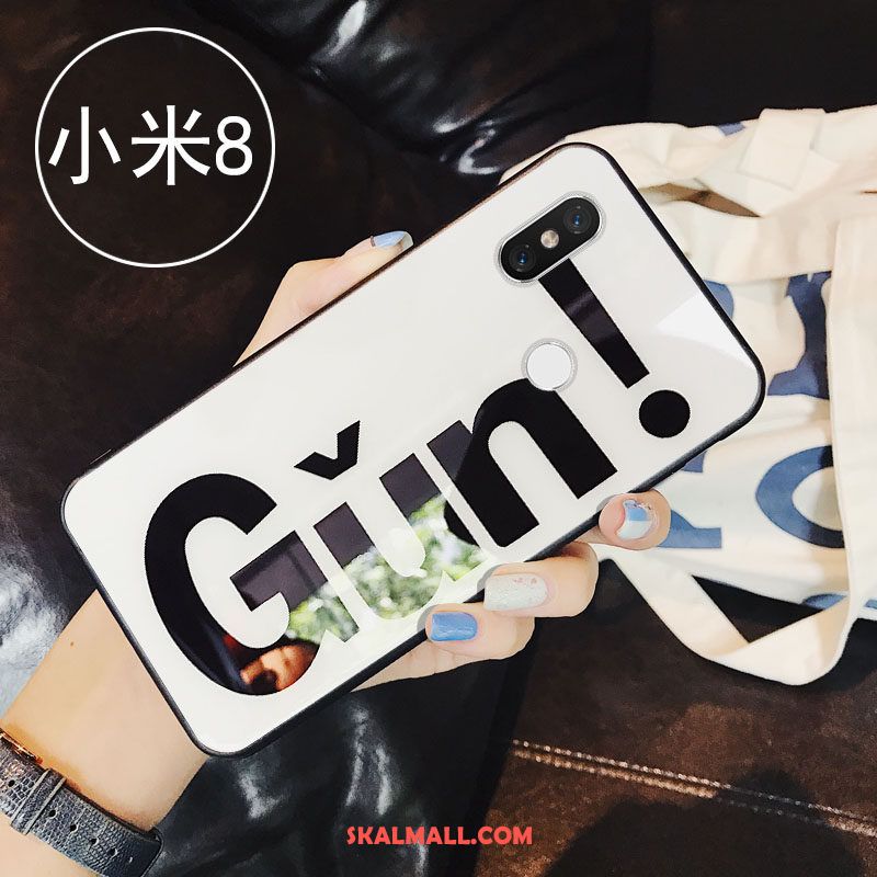 Xiaomi Mi 8 Skal Mobil Telefon Kreativa Enkel Glas Fallskydd Fodral Till Salu