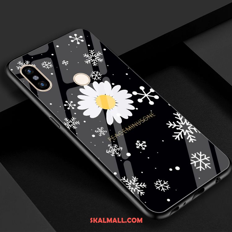 Xiaomi Mi 8 Skal Mobil Telefon Liten Blommor Kinesisk Drake Glas Online