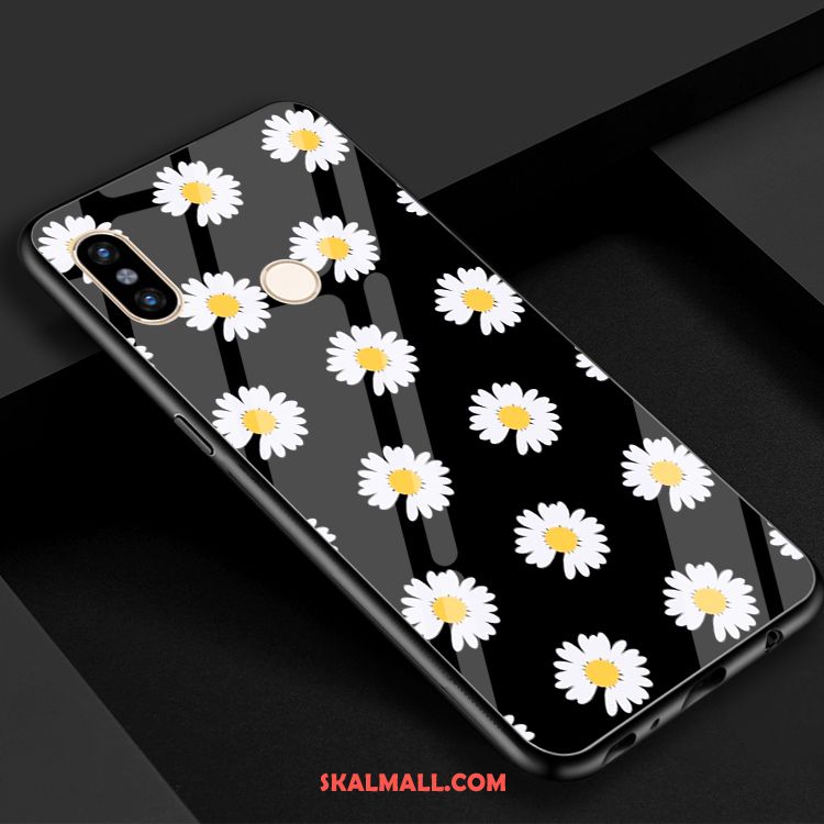 Xiaomi Mi 8 Skal Mobil Telefon Liten Blommor Kinesisk Drake Glas Online