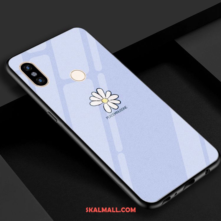 Xiaomi Mi 8 Skal Mobil Telefon Liten Blommor Kinesisk Drake Glas Online