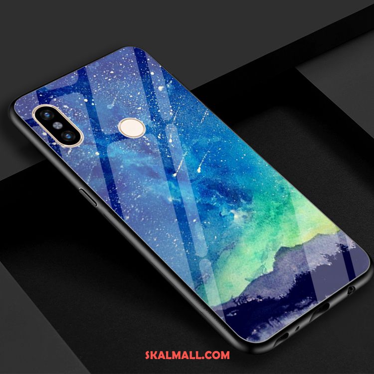 Xiaomi Mi 8 Skal Mobil Telefon Stjärna Universum Härdat Glas Vind Billigt