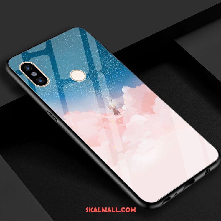 Xiaomi Mi 8 Skal Mobil Telefon Stjärna Universum Härdat Glas Vind Billigt