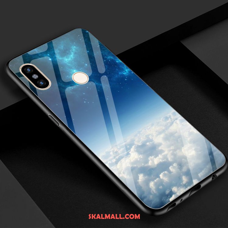 Xiaomi Mi 8 Skal Mobil Telefon Stjärna Universum Härdat Glas Vind Billigt