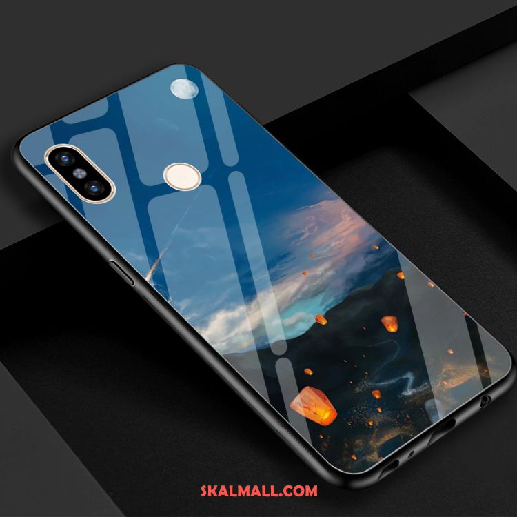 Xiaomi Mi 8 Skal Mobil Telefon Stjärna Universum Härdat Glas Vind Billigt