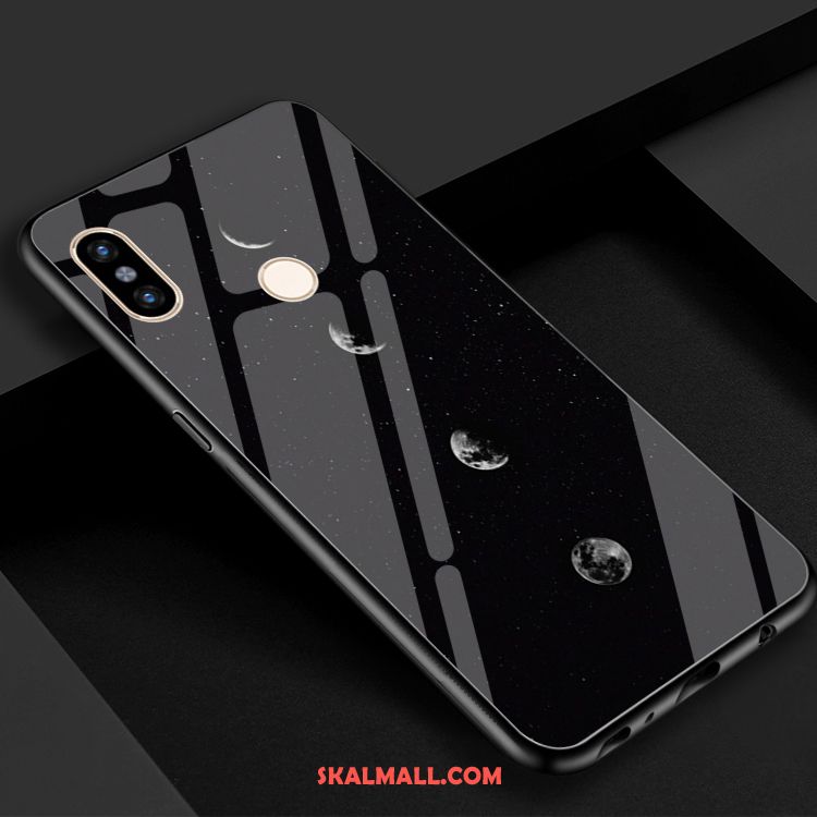 Xiaomi Mi 8 Skal Mobil Telefon Stjärna Universum Härdat Glas Vind Billigt