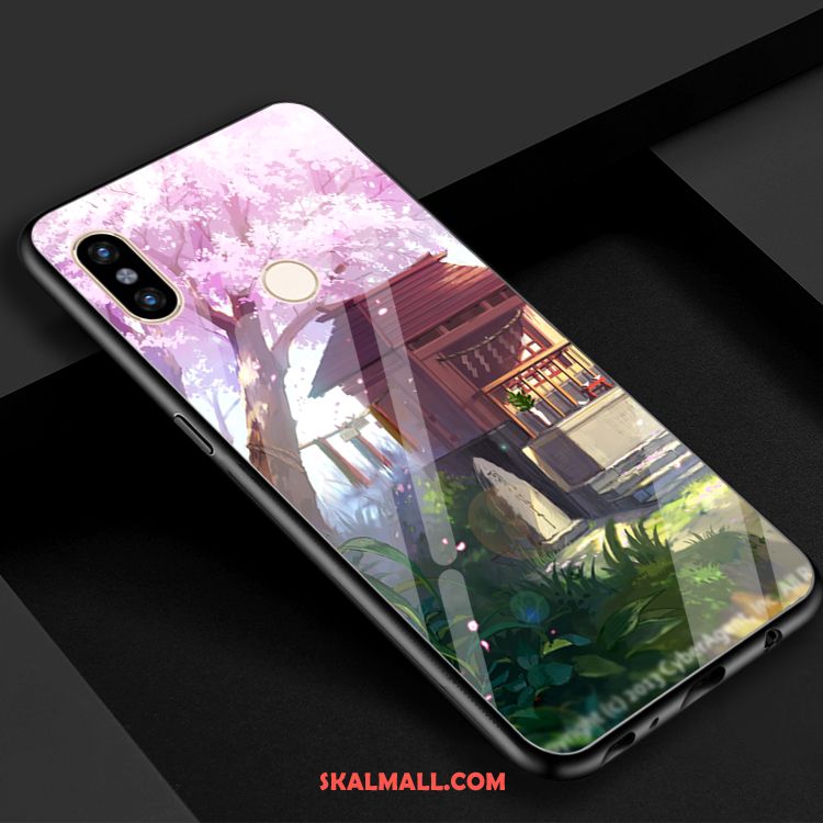 Xiaomi Mi 8 Skal Purpur Glas Kyla Mobil Telefon Vind Fodral Billiga