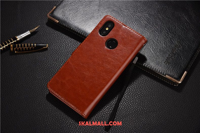 Xiaomi Mi 8 Skal Silikon Fallskydd Mobil Telefon Täcka Läderfodral Köpa