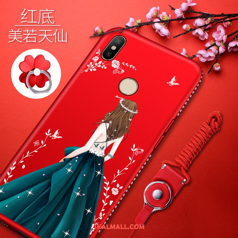 Xiaomi Mi 8 Skal Silikon Net Red Trend Personlighet Skydd Fodral Rea