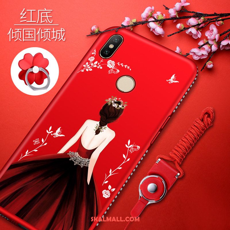 Xiaomi Mi 8 Skal Silikon Net Red Trend Personlighet Skydd Fodral Rea