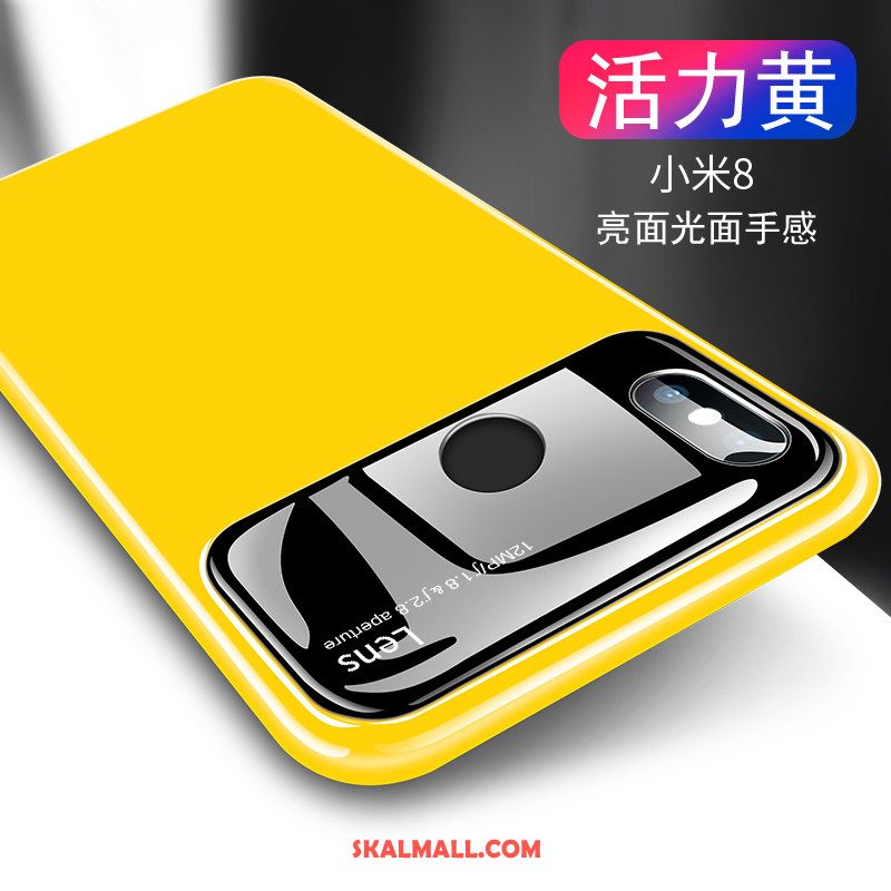Xiaomi Mi 8 Skal Spegel Vit Trend Varumärke Ny Skydd Online