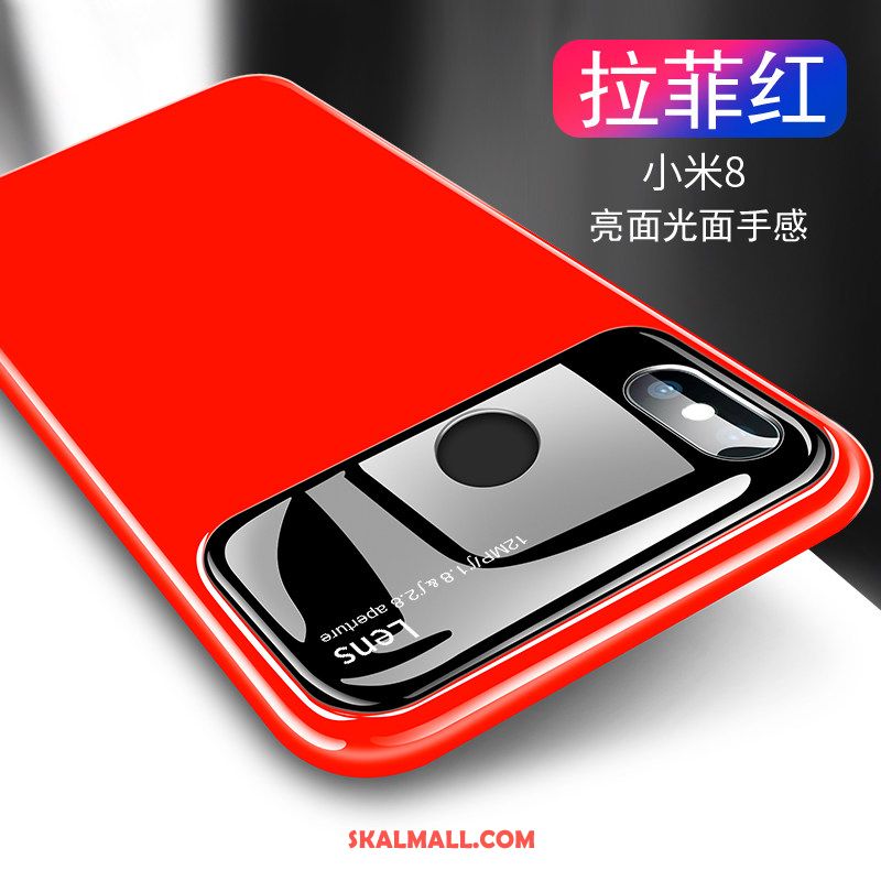 Xiaomi Mi 8 Skal Spegel Vit Trend Varumärke Ny Skydd Online