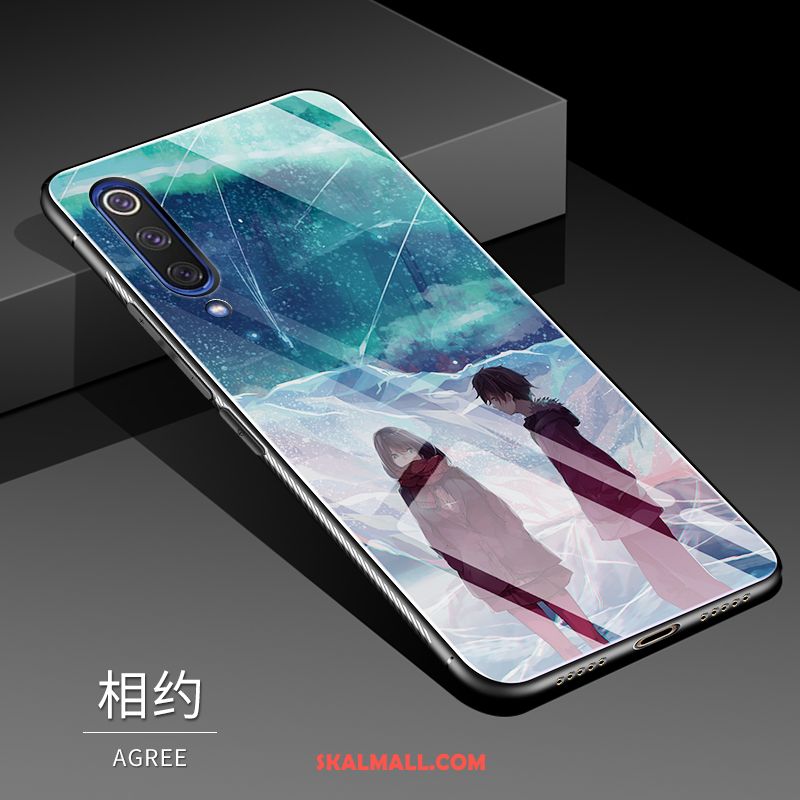 Xiaomi Mi 9 Se Skal Mode Liten Svart Glas Vacker Fodral Till Salu