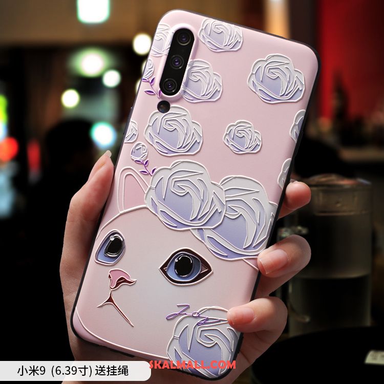 Xiaomi Mi 9 Skal Net Red Vacker Kreativa Fallskydd Mobil Telefon På Rea