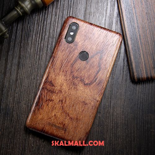 Xiaomi Mi A2 Skal Fallskydd Slim Ny Wood Mobil Telefon Fodral På Nätet