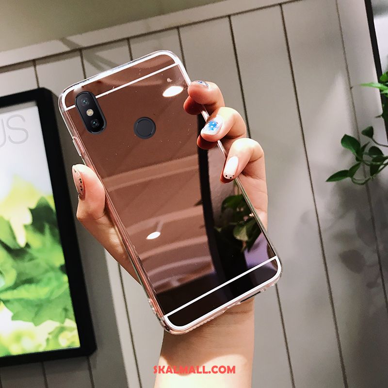 Xiaomi Mi A2 Skal Spegel Silikon Liten Mobil Telefon Guld Fodral På Rea