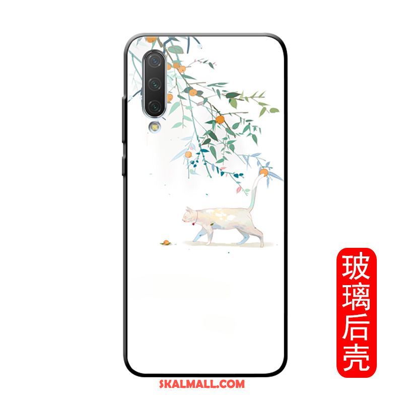 Xiaomi Mi A3 Skal Glas Handmålade Kyla Katt Personlighet Köpa