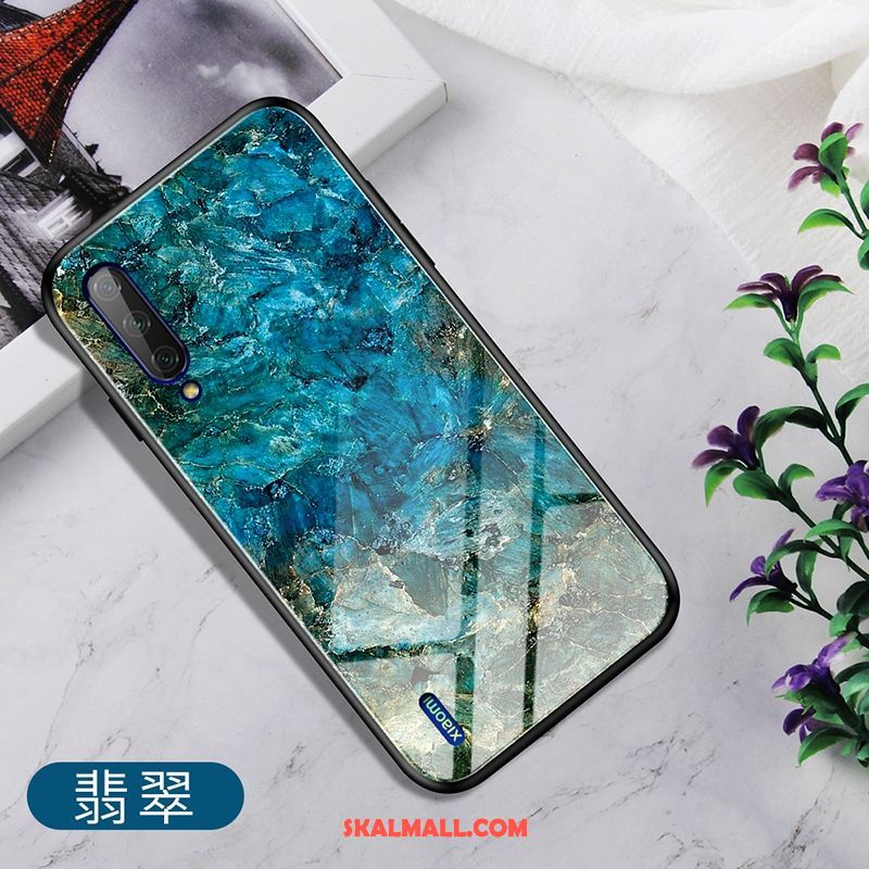 Xiaomi Mi A3 Skal Glas Röd Gradient Mobil Telefon Personlighet Fodral Butik