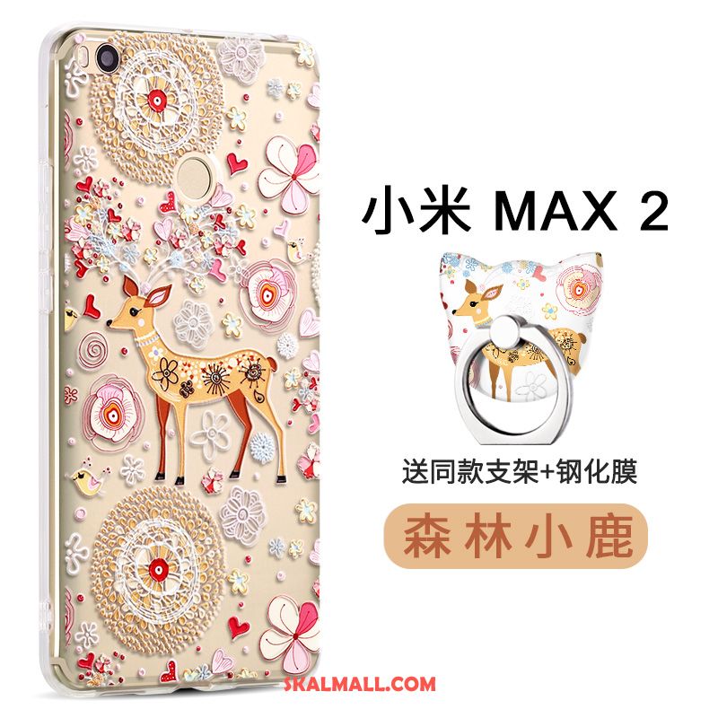 Xiaomi Mi Max 2 Skal Slim Vacker Skydd Rosa Kreativa Fodral Rea