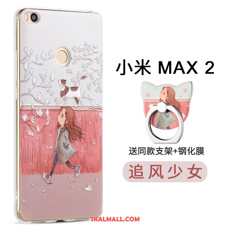 Xiaomi Mi Max 2 Skal Slim Vacker Skydd Rosa Kreativa Fodral Rea