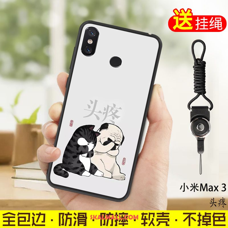 Xiaomi Mi Max 3 Skal Mobil Telefon Skydd Grön Hängsmycken Mjuk Rea