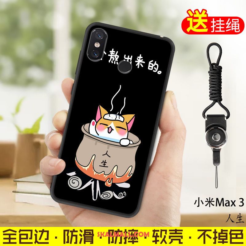 Xiaomi Mi Max 3 Skal Mobil Telefon Skydd Grön Hängsmycken Mjuk Rea