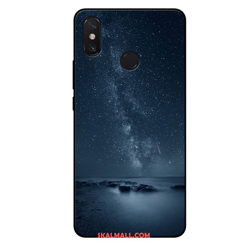 Xiaomi Mi Max 3 Skal Mörkblå Personlighet Stjärna All Inclusive Fallskydd Butik