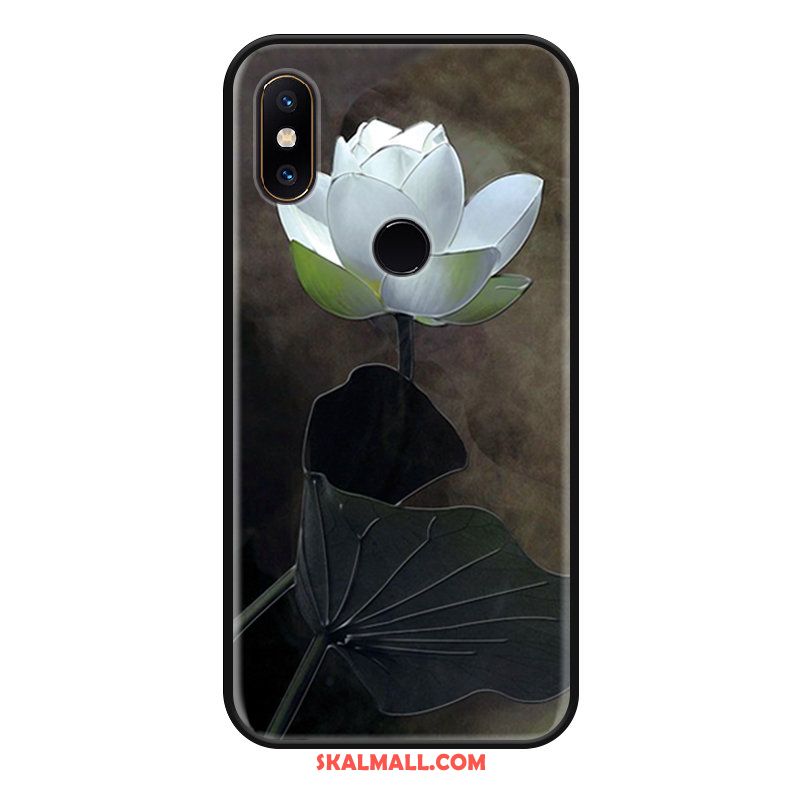 Xiaomi Mi Max 3 Skal Retro Blommor Mode Kreativa Trend Rea